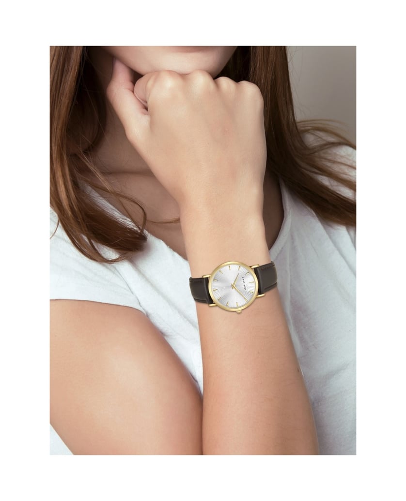 Eastside-Damen-Quarzuhr-in-gelbgold-gold