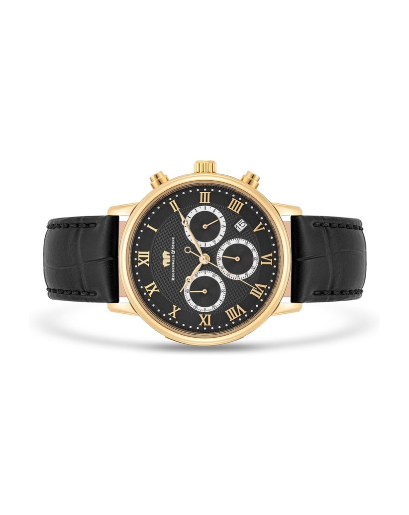 Rhodenwald-&-Söhne-Herren-Chronograph-in-gelbgold