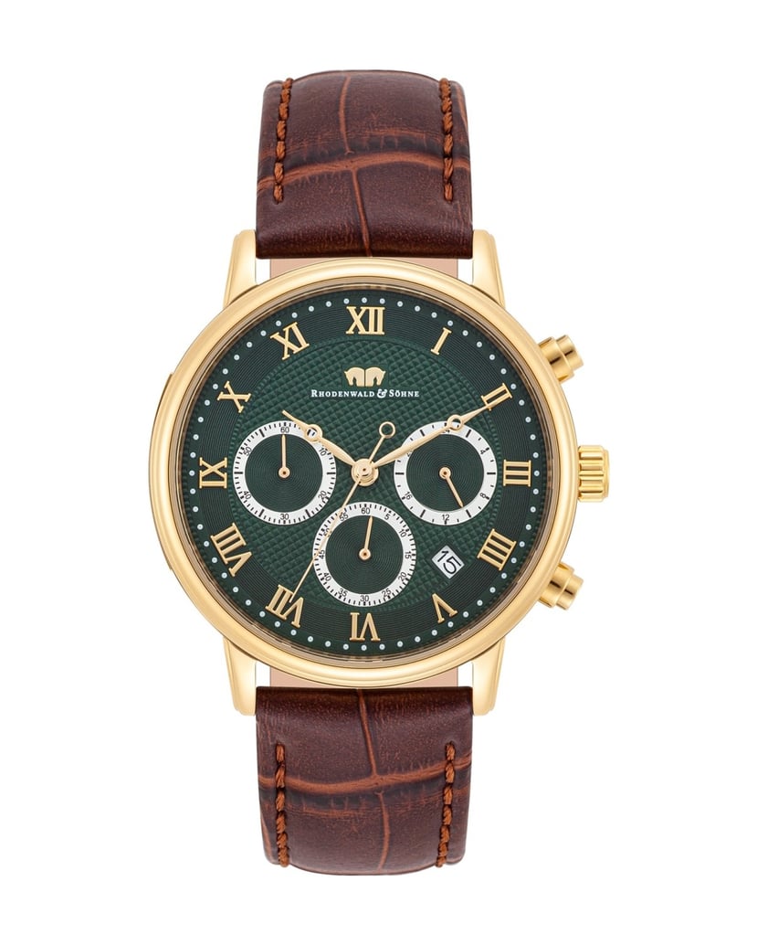 Rhodenwald-&-Söhne-Herren-Chronograph-in-gelbgold