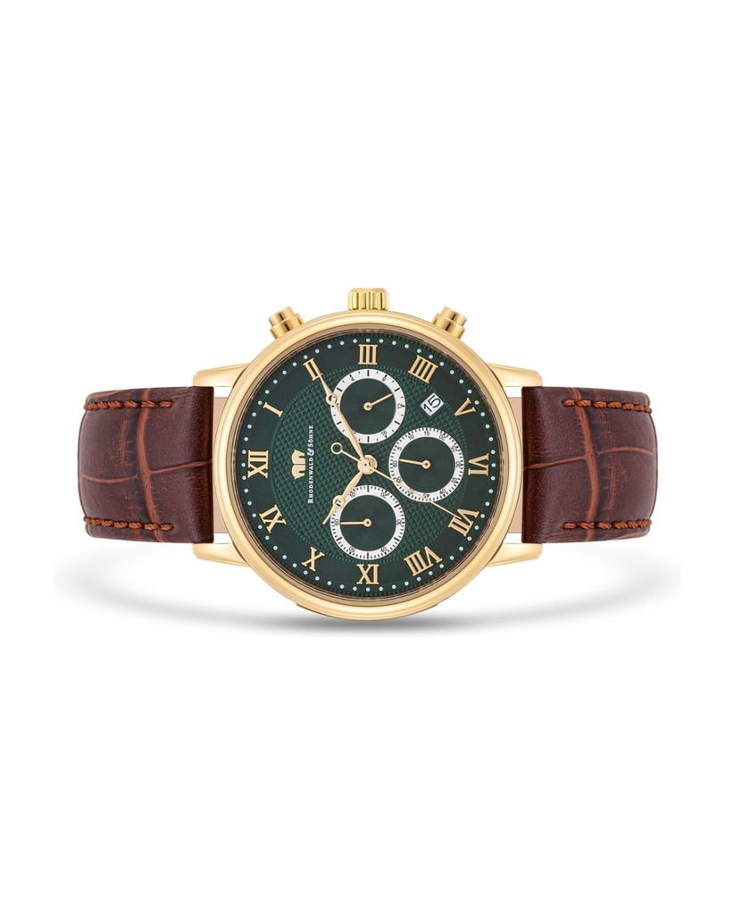 Rhodenwald-&-Söhne-Herren-Chronograph-in-gelbgold