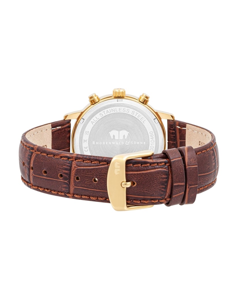 Rhodenwald-&-Söhne-Herren-Chronograph-in-gelbgold