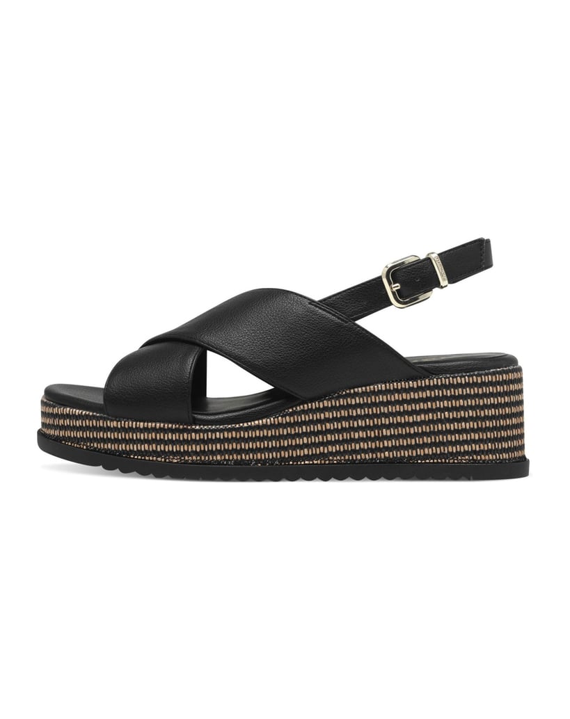 TAMARIS-sandále-čierna