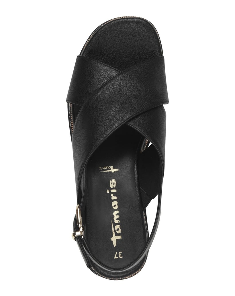 TAMARIS-sandále-čierna