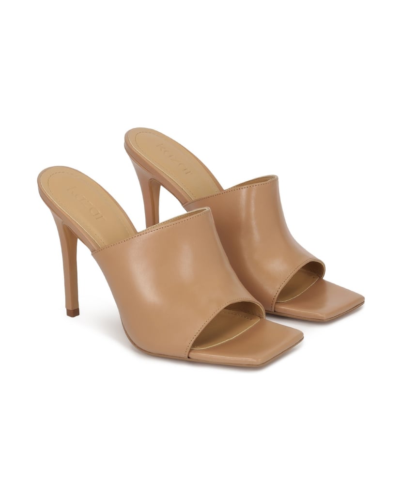 Kazar-Elegante-Pantoletten-mit-Absatz-beige