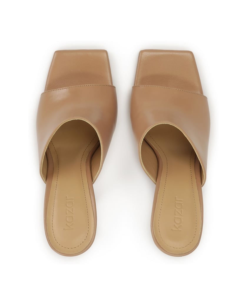 Kazar-Elegante-Pantoletten-mit-Absatz-beige