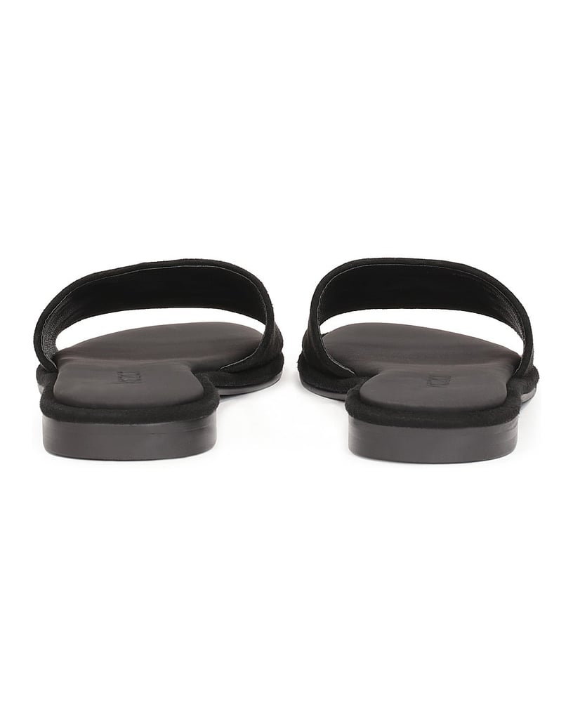 Kazar-Suede-black-slides-čierna