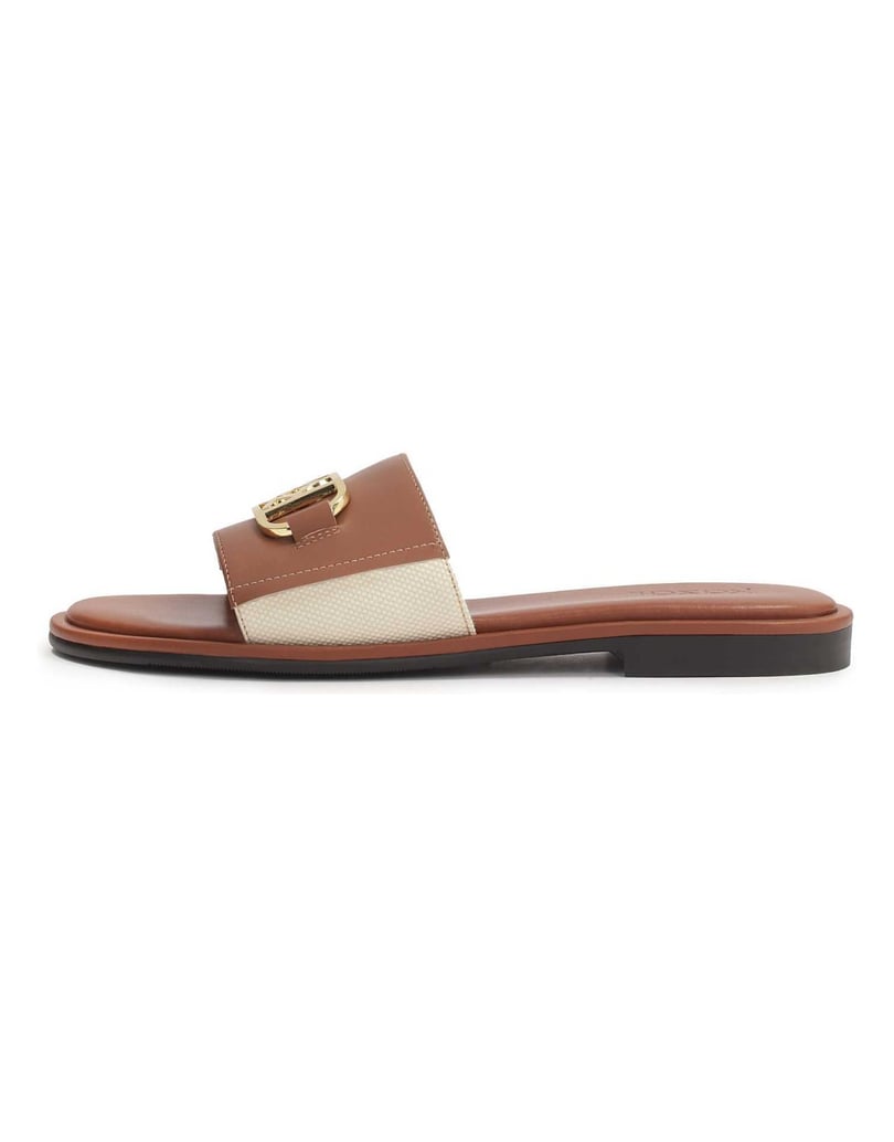 Kazar-Flat-brown-and-beige-fslides-hnedá