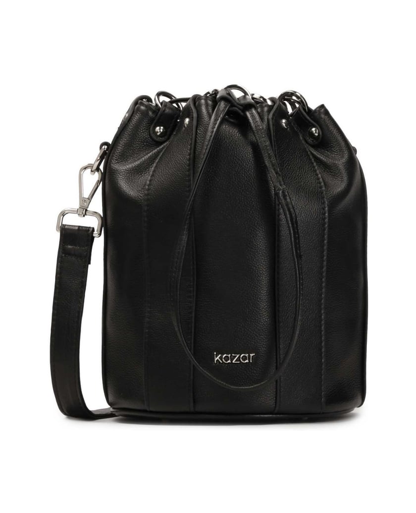 Kazar-Black-leather-bag-handbag-černá