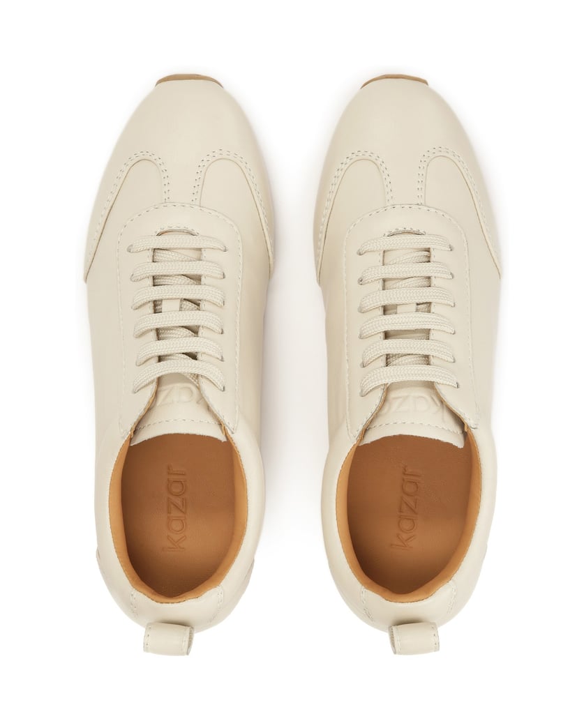 Kazar-Schnürsenkel-Sneakers-in-Off-White-weiss