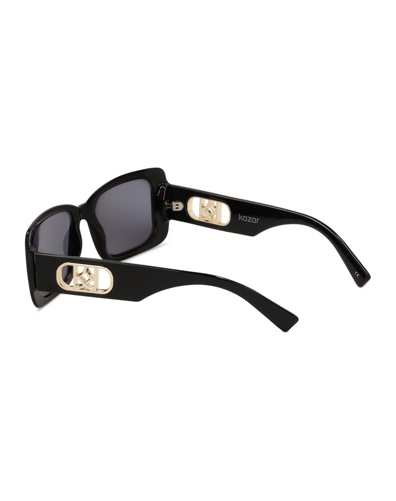 Kazar-Sonnenbrille-mit-dickem-Rahmen-schwarz