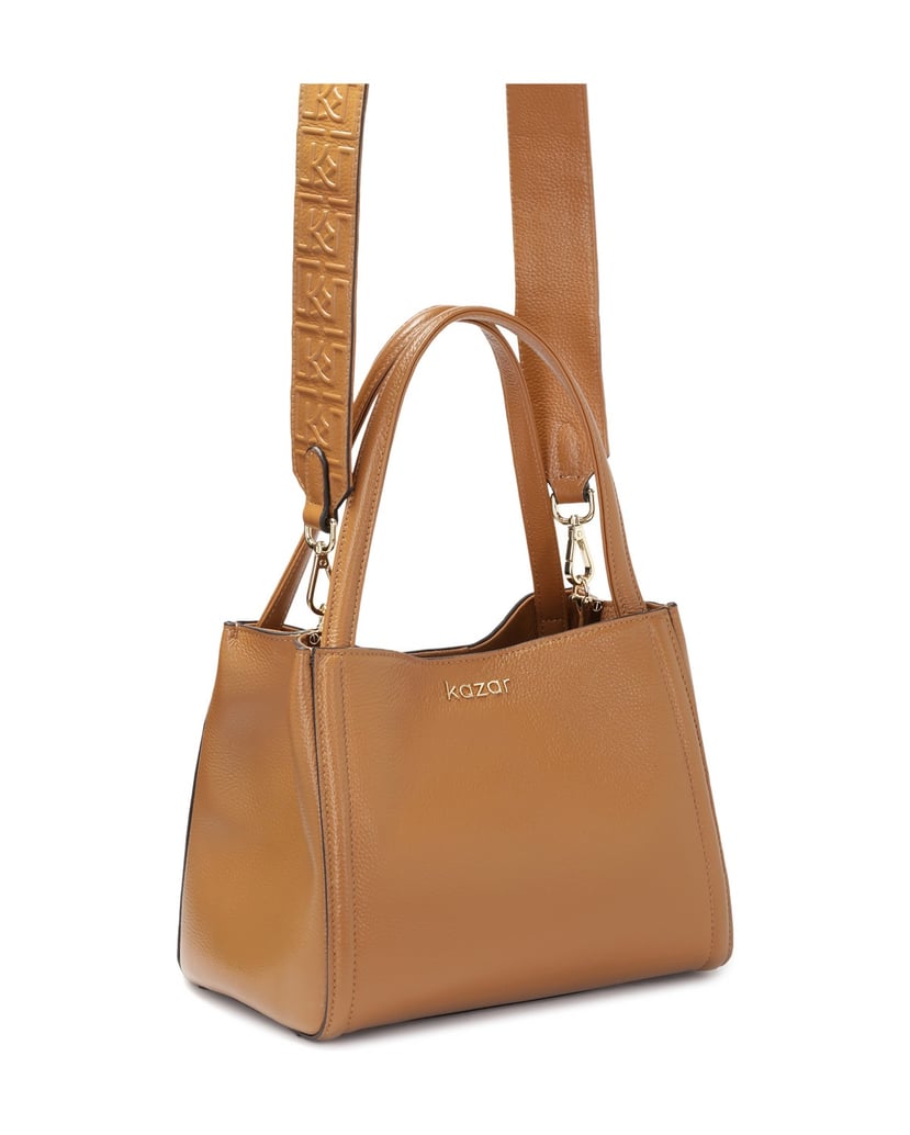 Kazar-Brown-soft-leather-handbag-velbloudí