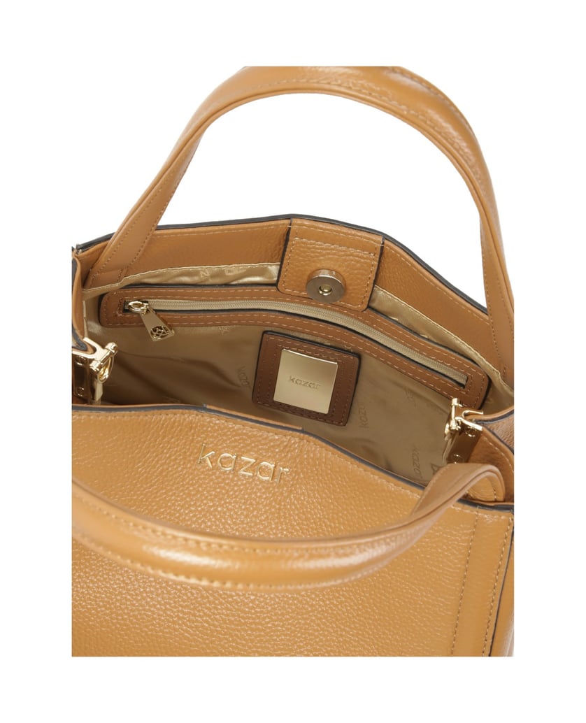 Kazar-Brown-soft-leather-handbag-velbloudí