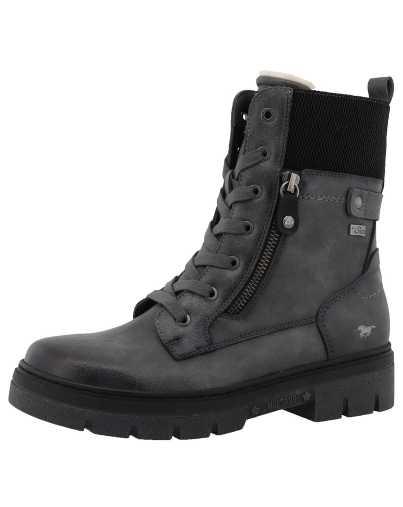 Mustang-Stiefeletten-grau