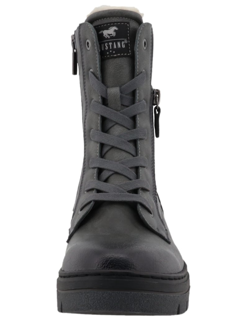 Mustang-Stiefeletten-grau