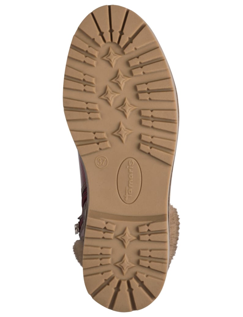 TAMARIS-Stiefeletten-rot
