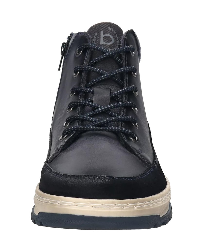 BUGATTI-Schnürstiefel-blau