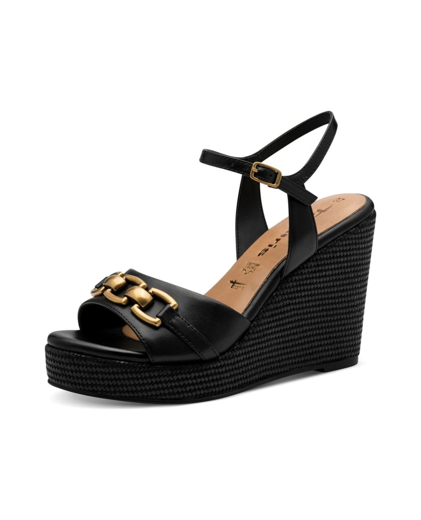 TAMARIS-Sandalette-schwarz