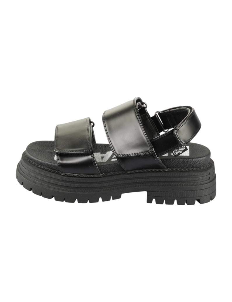 Buffalo-Sandalen-schwarz