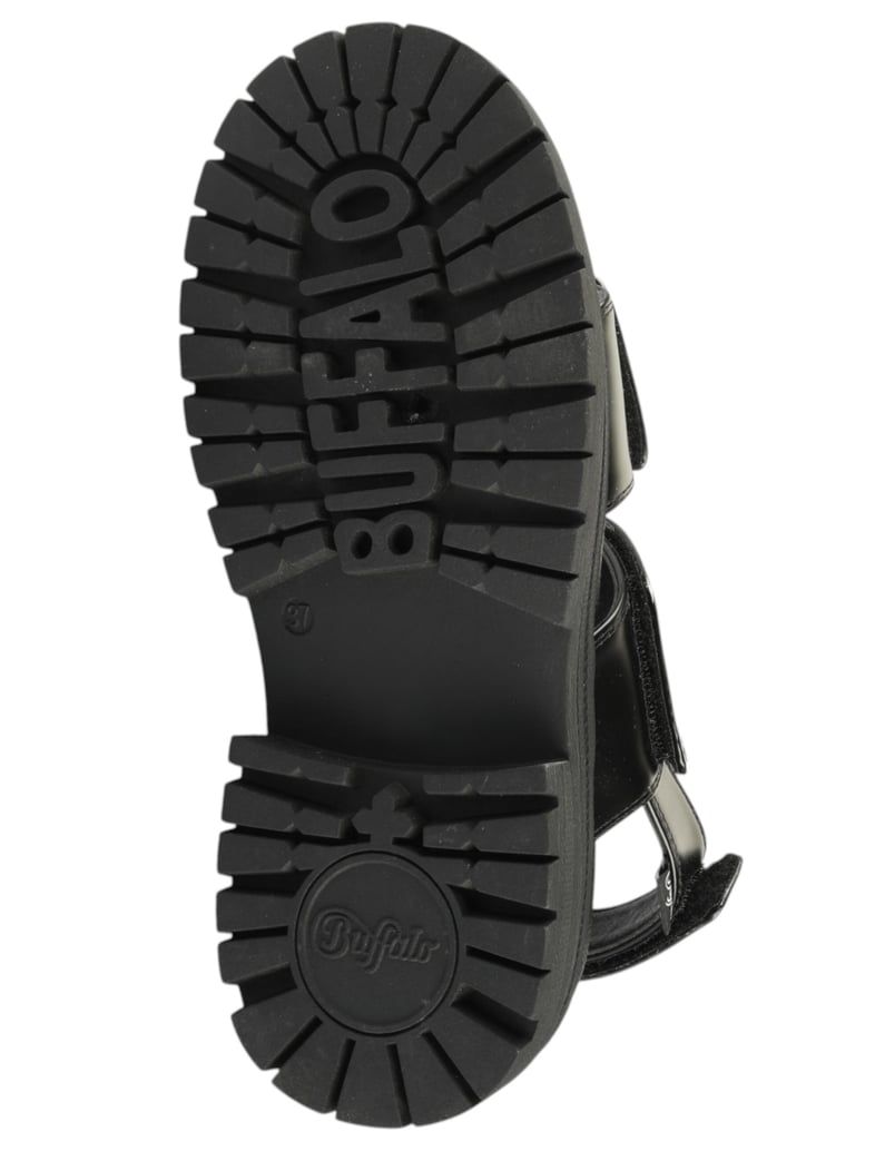 Buffalo-Sandalen-schwarz