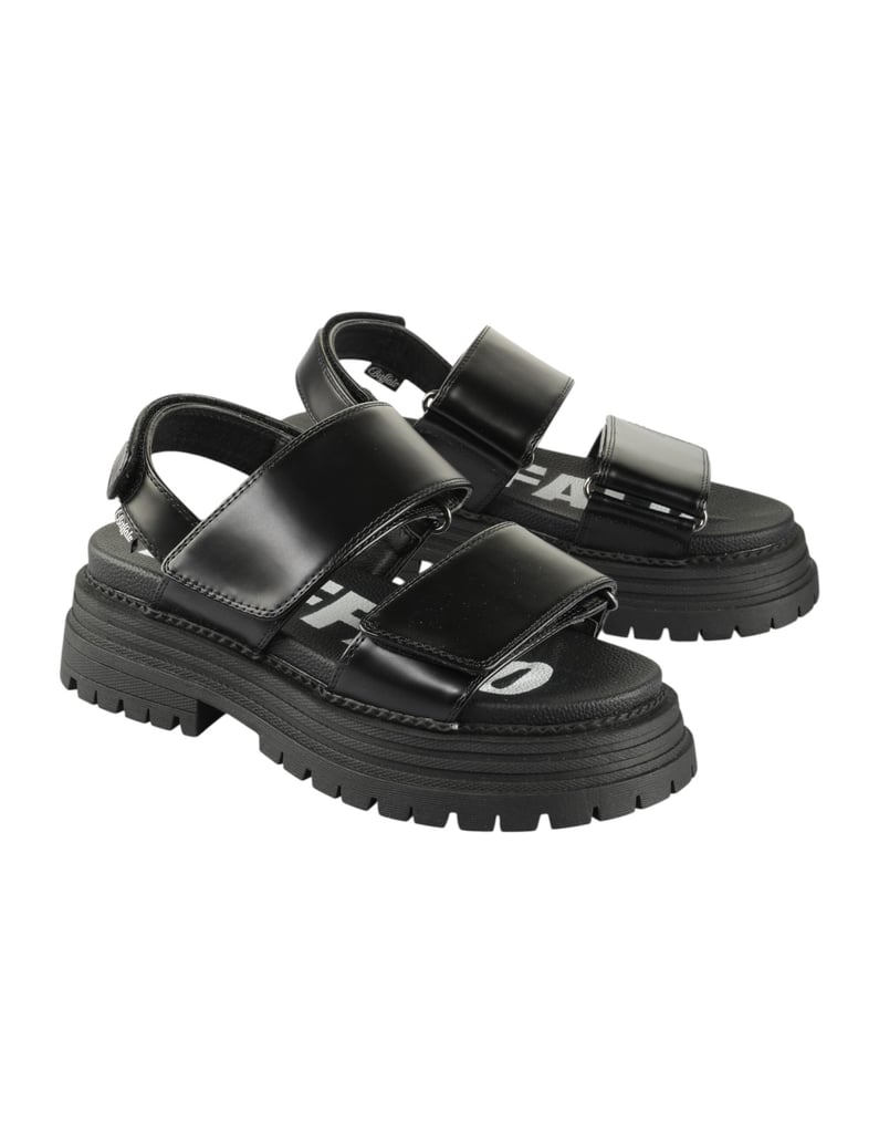 Buffalo-Sandalen-schwarz