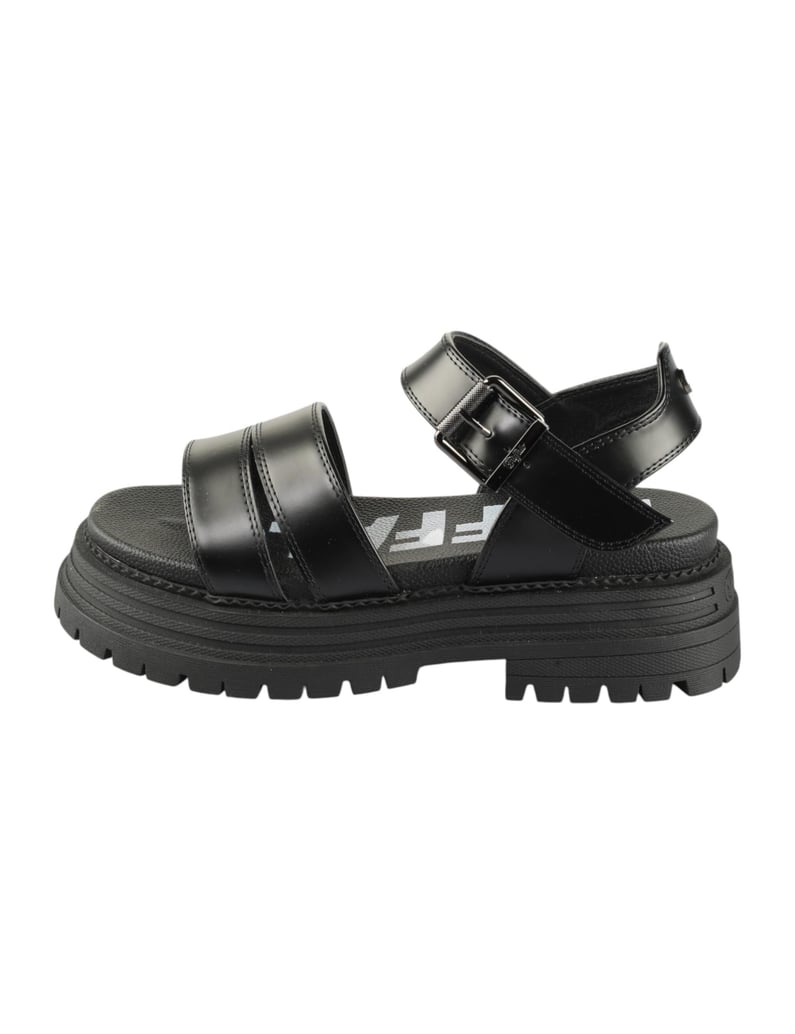 Buffalo-Sandalen-schwarz