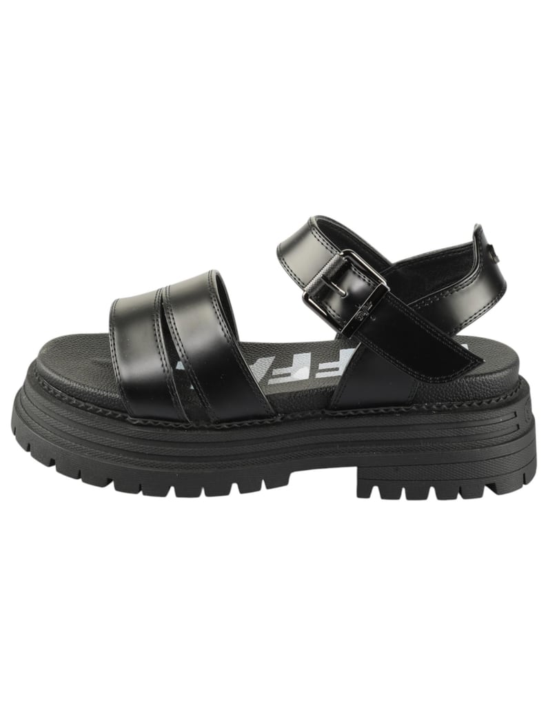 Buffalo-Sandalen-schwarz