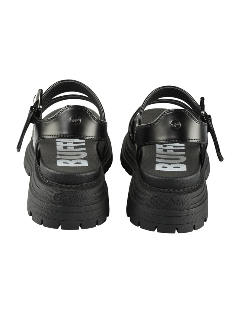 Buffalo-Sandalen-schwarz