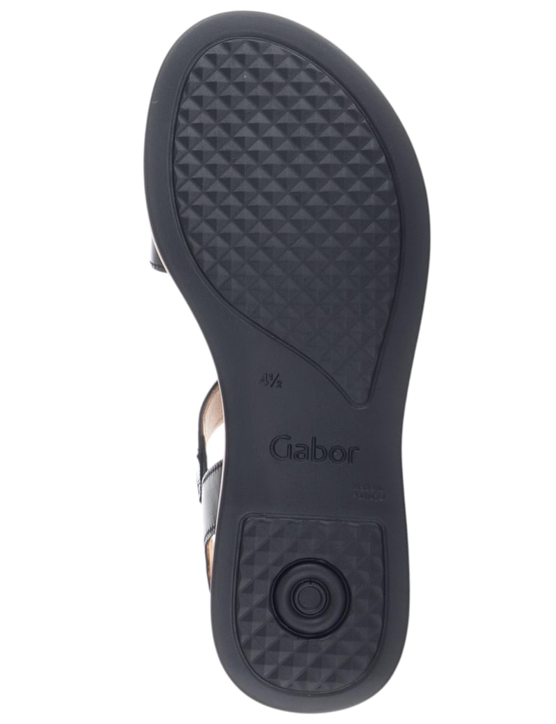 Gabor-Sandalen-schwarz
