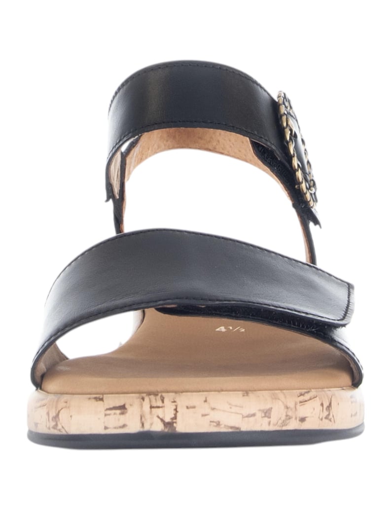 Gabor-Sandalen-schwarz