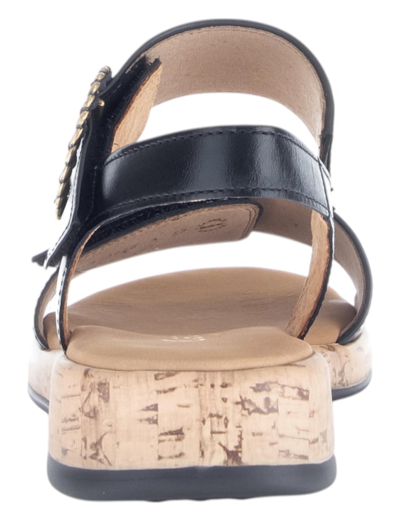 Gabor-Sandalen-schwarz