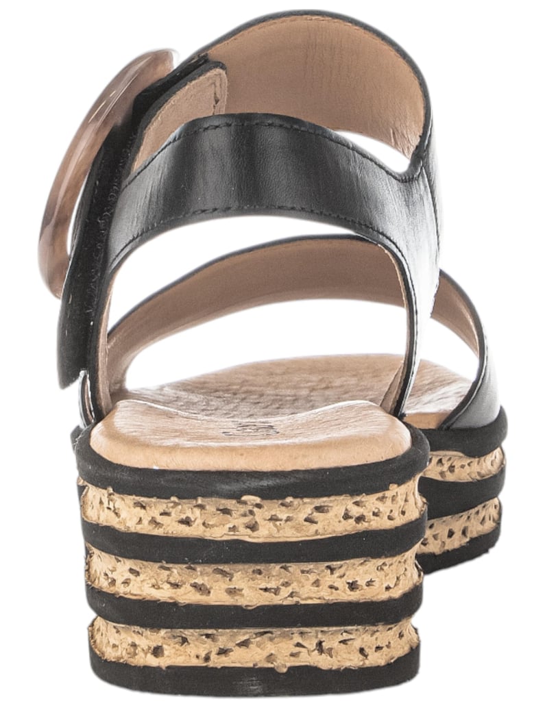 Gabor-Sandalen-schwarz