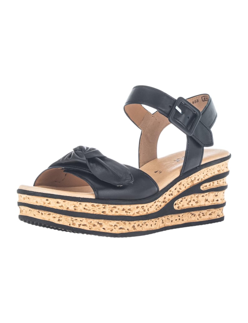 Gabor-Sandalen-schwarz