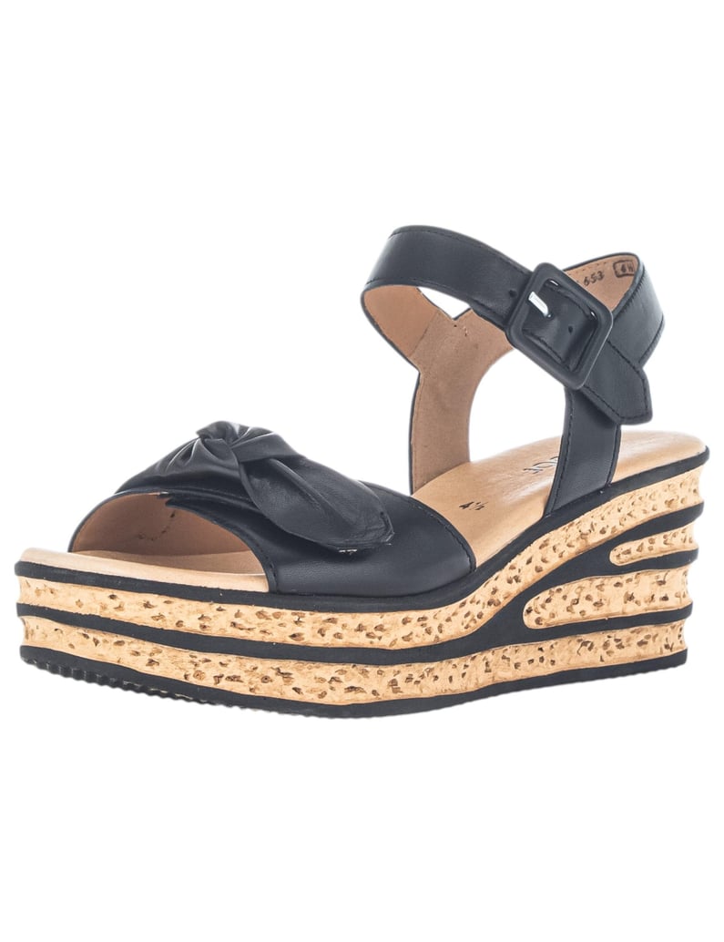 Gabor-Sandalen-schwarz