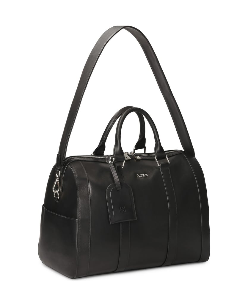 Kazar-Leather-carry-on-travel-bag-černá