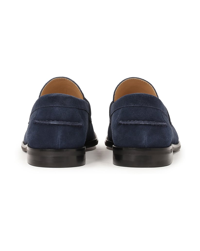 Kazar-Navy-blue-suede-loafers-for-men-tmavá-modrá