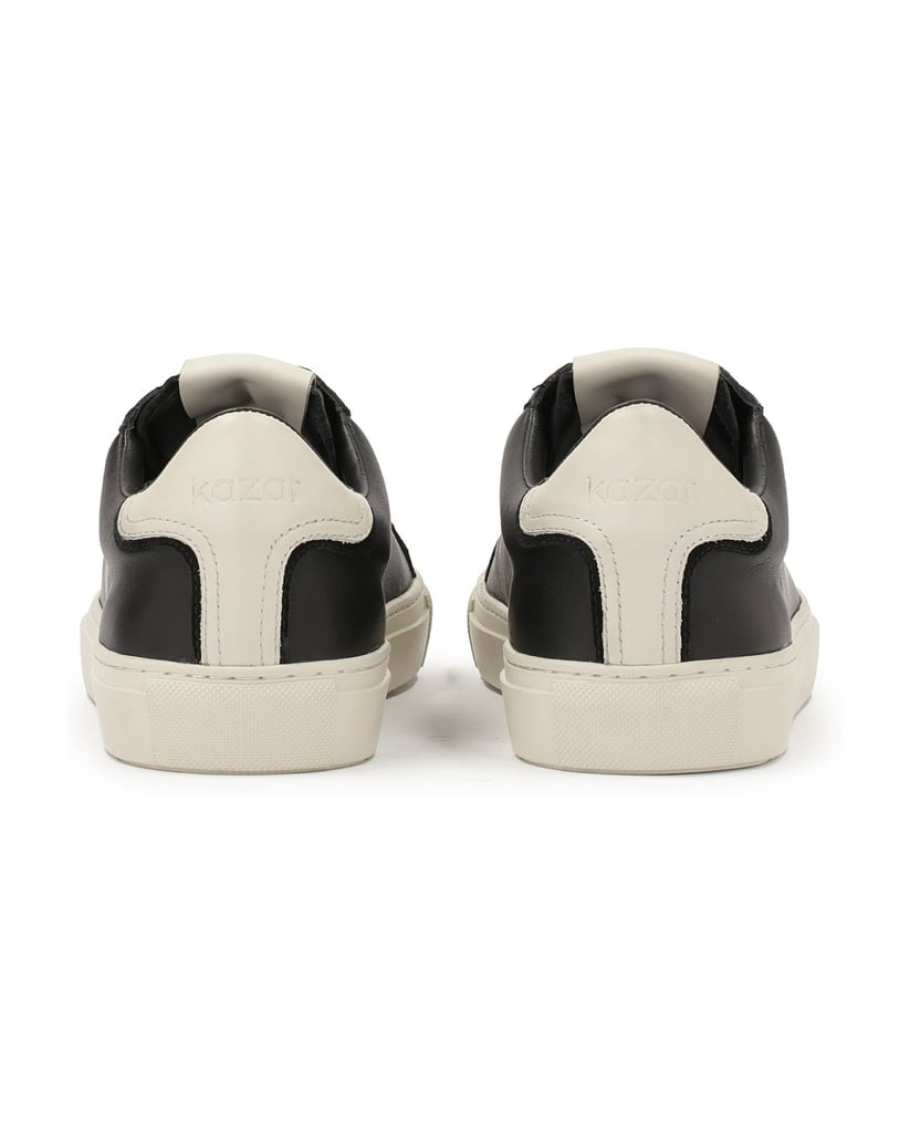 Kazar-Black-sneakers-with-contrasting-sole-černá