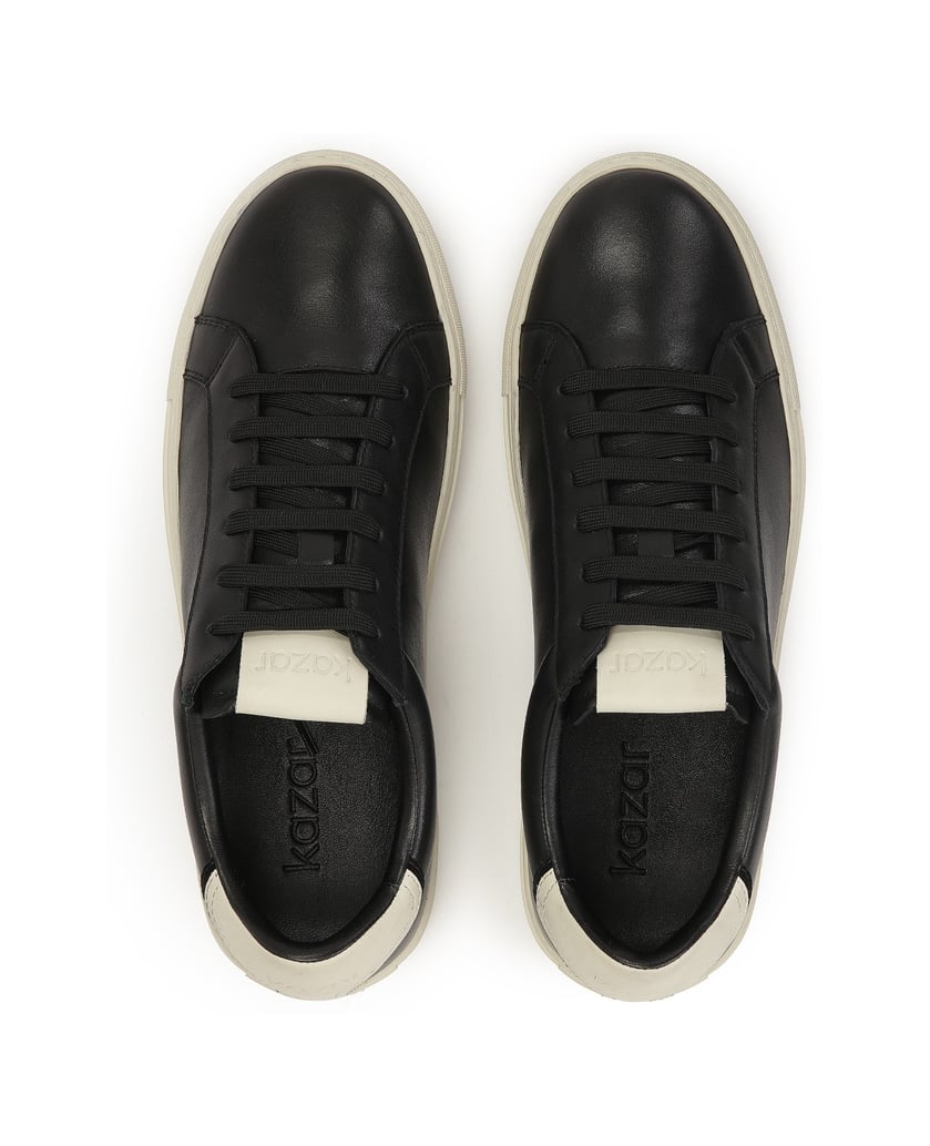 Kazar-Black-sneakers-with-contrasting-sole-černá