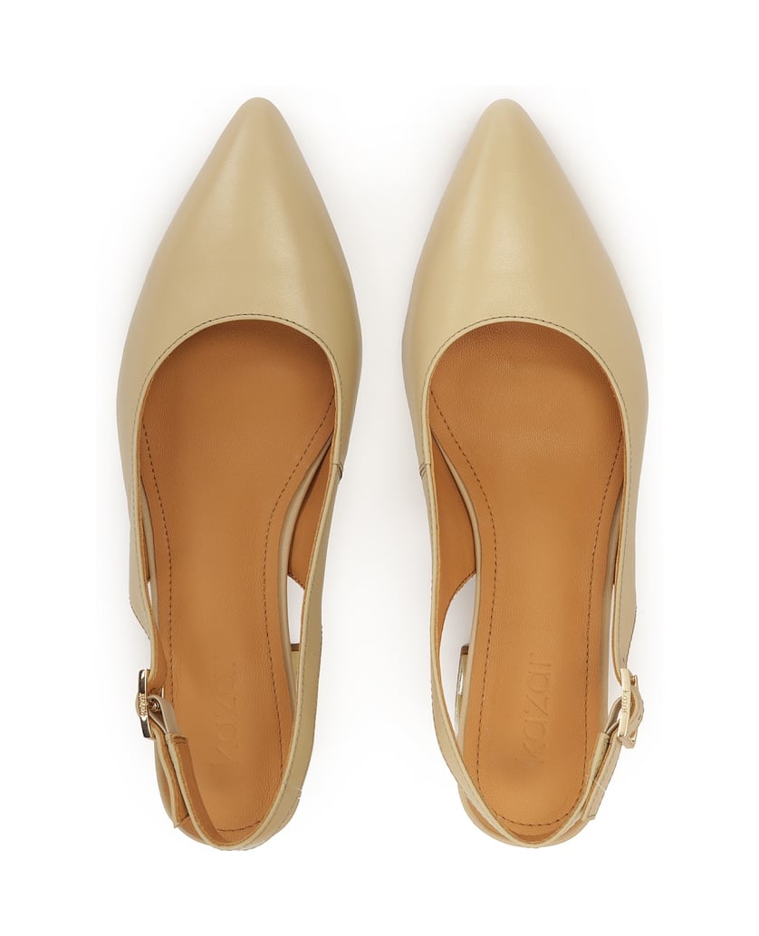 Kazar-Beigefarbene-Pumps-mit-dekorativem-Absat-beige