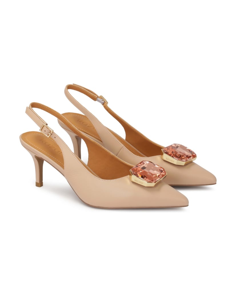 Kazar-Elegante-Slingback-Pumps-mit-Schmuckappl-pink
