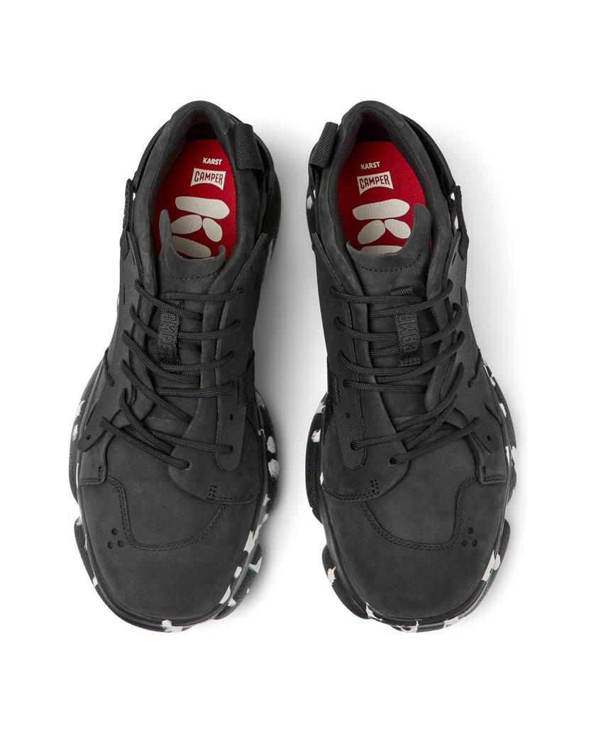 Camper-Sneaker-Karst-schwarz