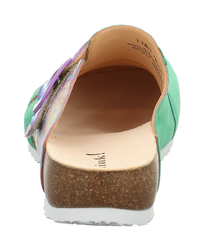 Think-Tieffußbett-Pantolette-JULIA-grün