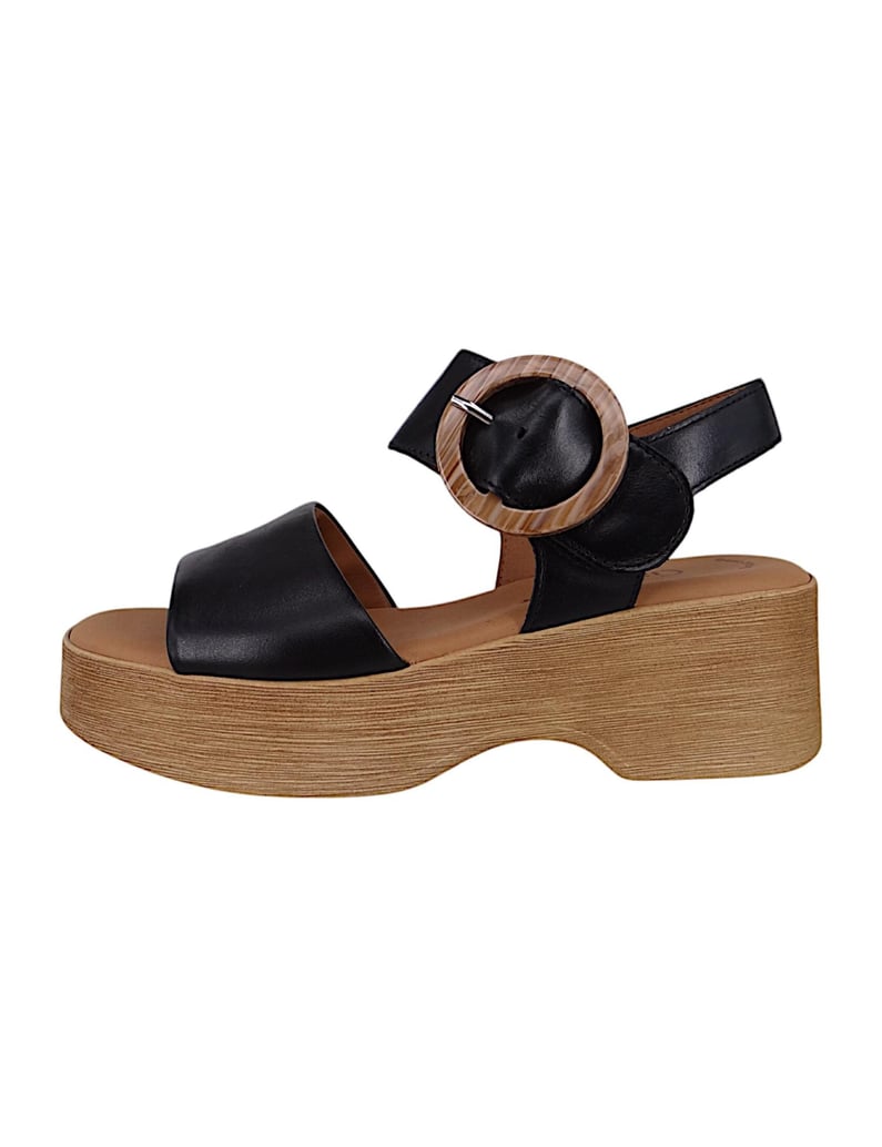 Gabor-Sandalen-schwarz