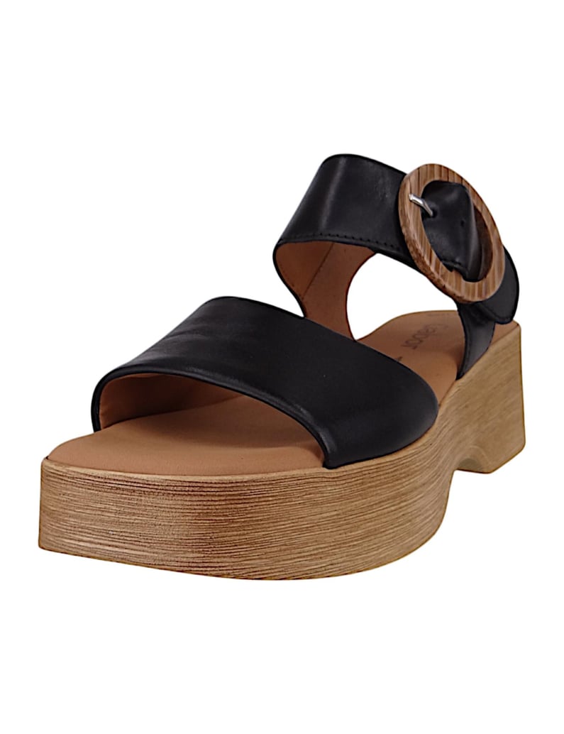 Gabor-Sandalen-schwarz