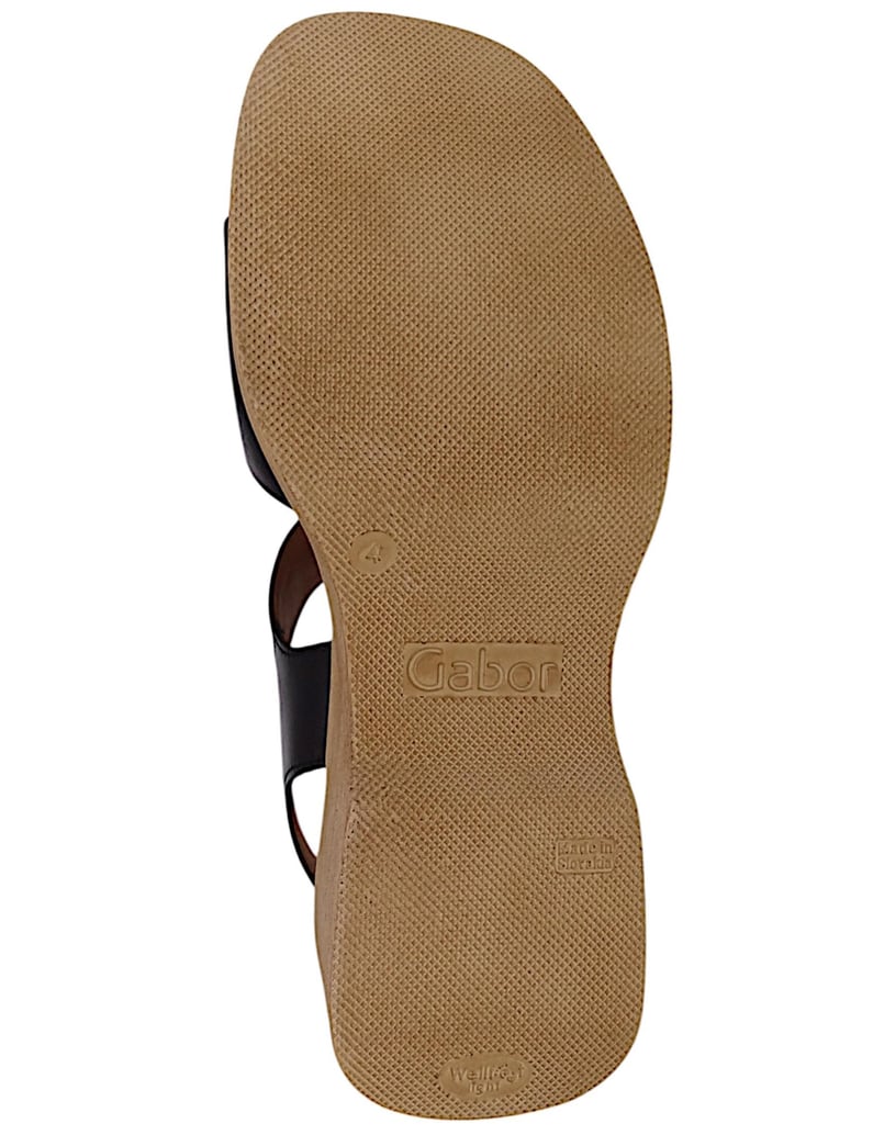 Gabor-Sandalen-schwarz