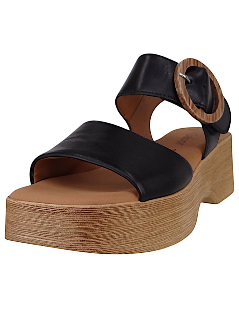 Gabor-Sandalen-schwarz