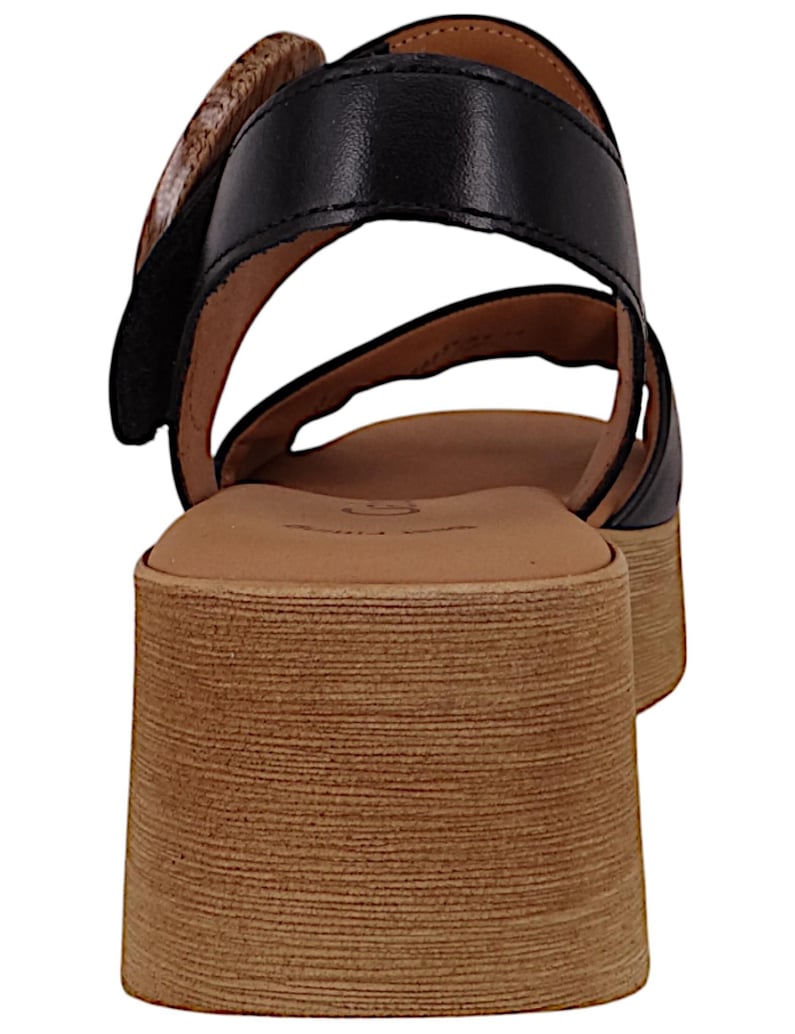 Gabor-Sandalen-schwarz