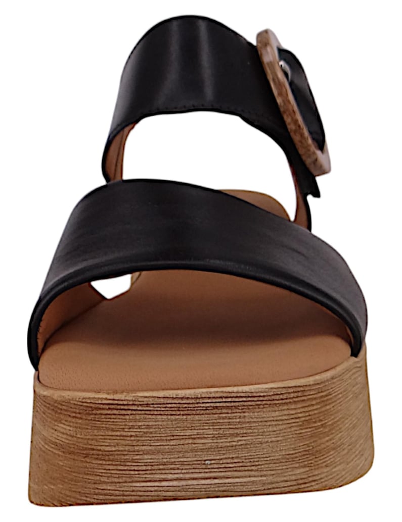 Gabor-Sandalen-schwarz