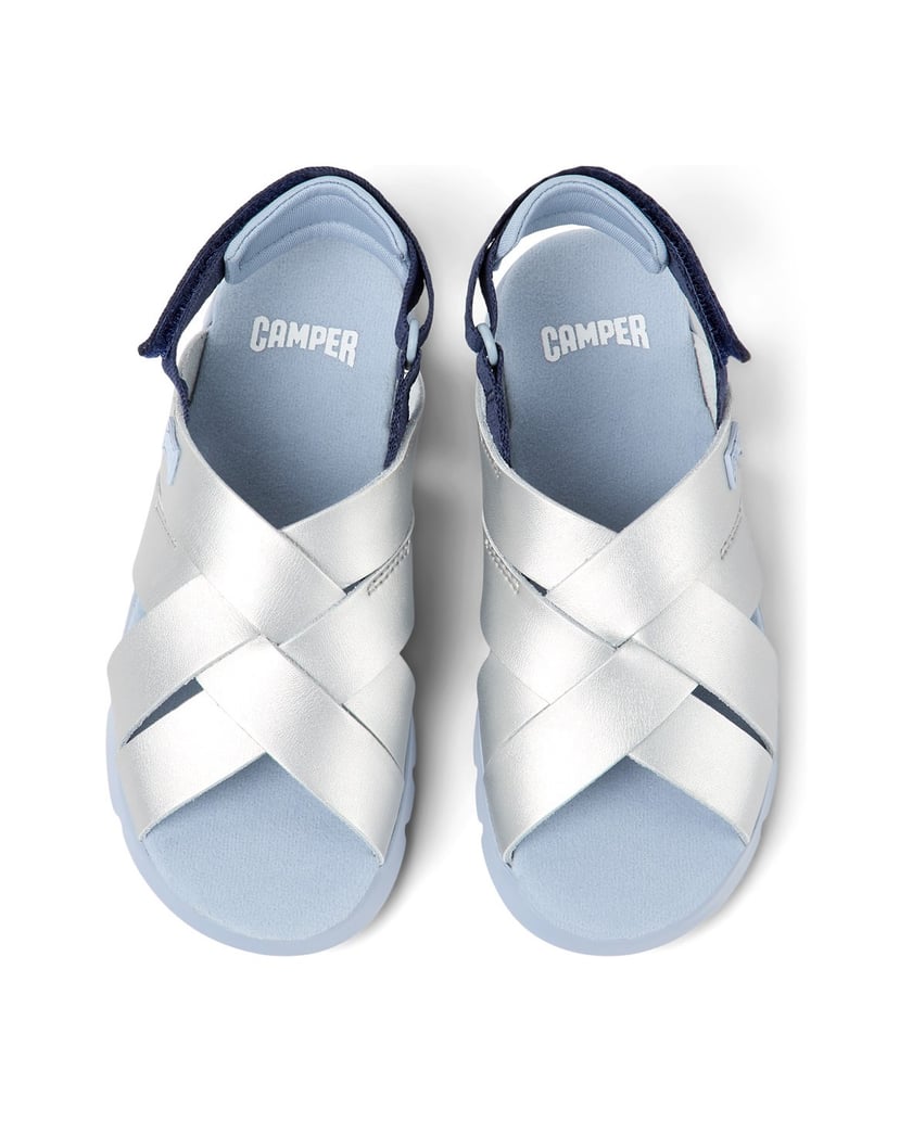 Camper-Sandalen-Oruga-silber