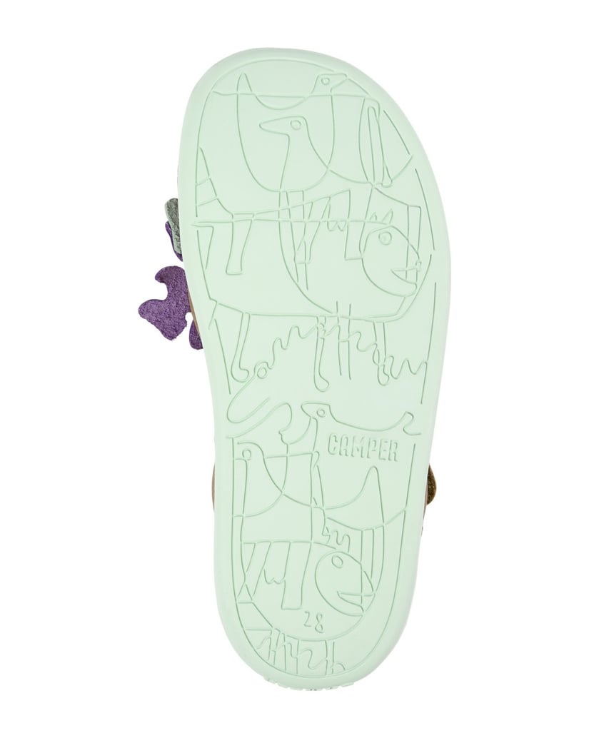 Camper-SANDALEN-BICHO-braun-kombiniert