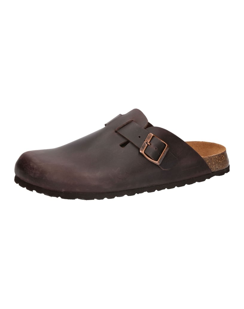 Lico-Pantolette-Bioline-Clog-Leather-braun